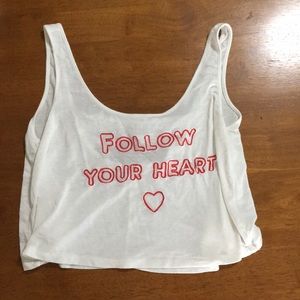 Embroidered Crop Top